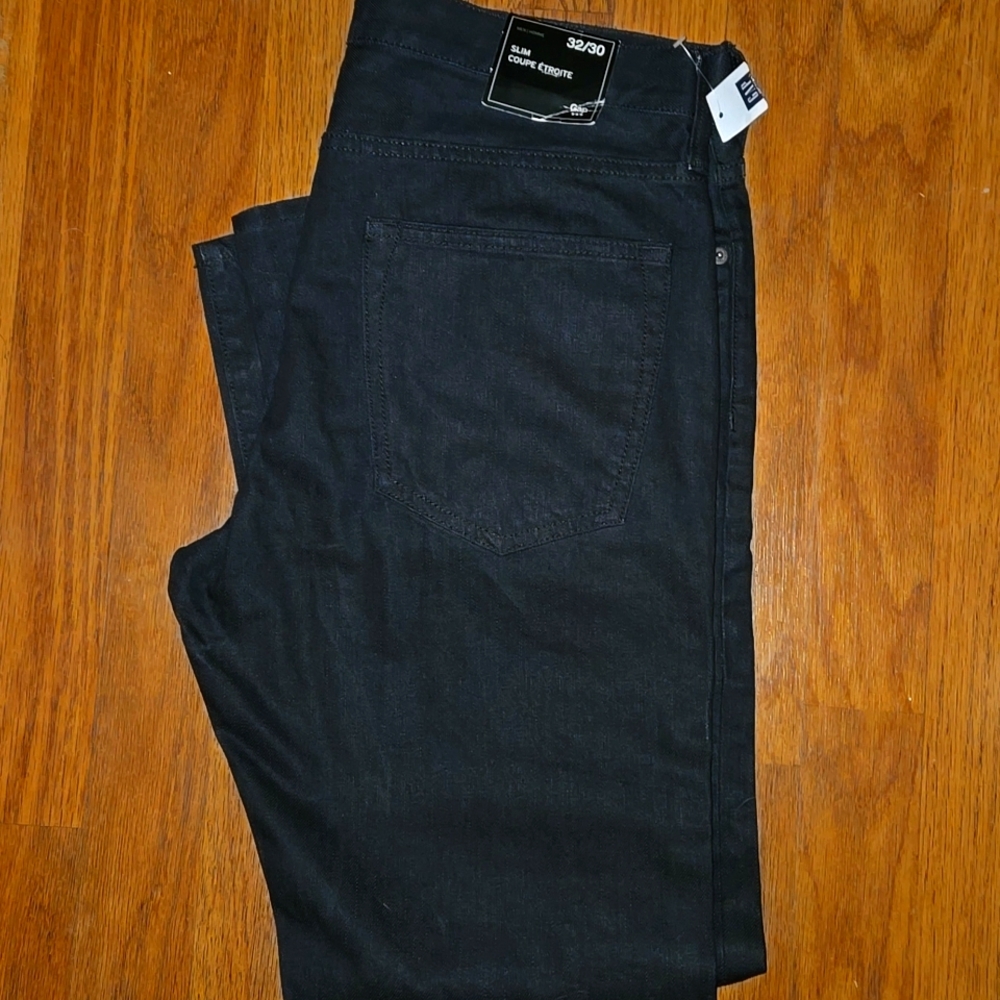 Men's Coated Black GAP Jeans NEW W/ TAGS 32x30